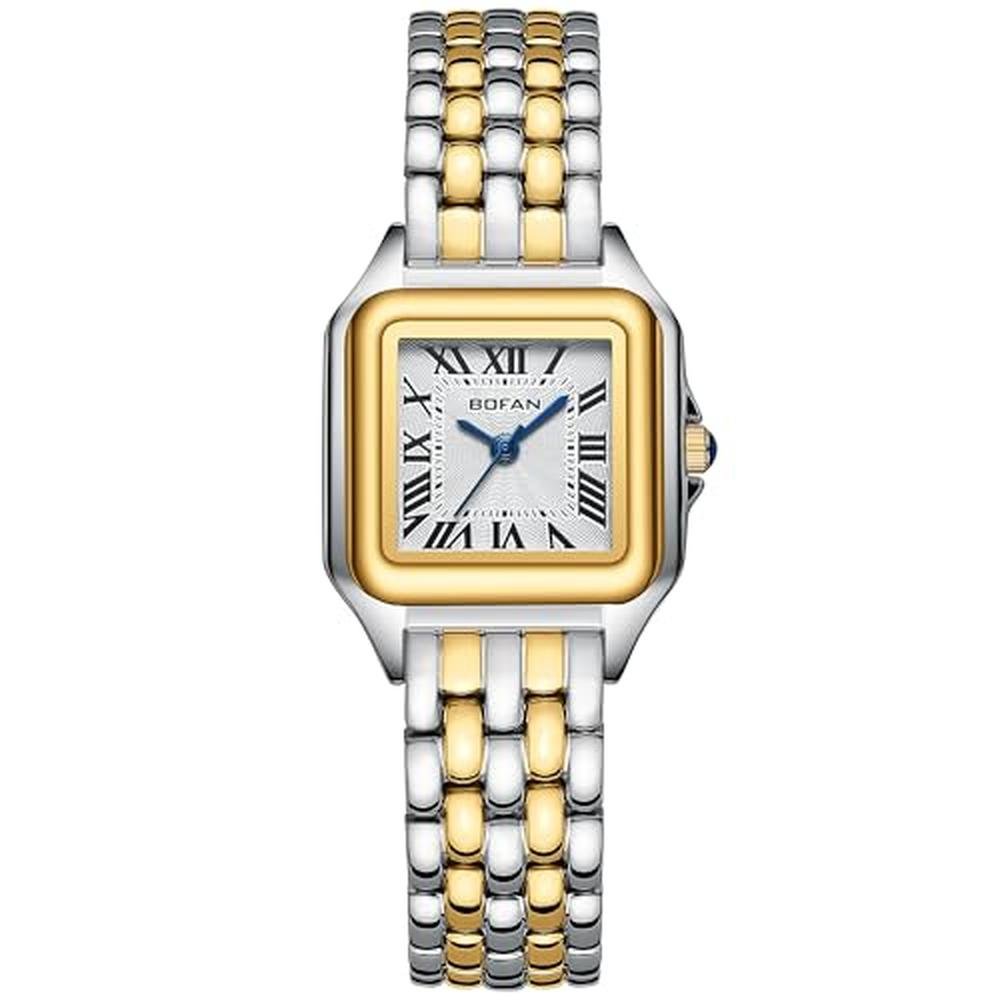 BOFAN Small Gold Watches for Women – Front View