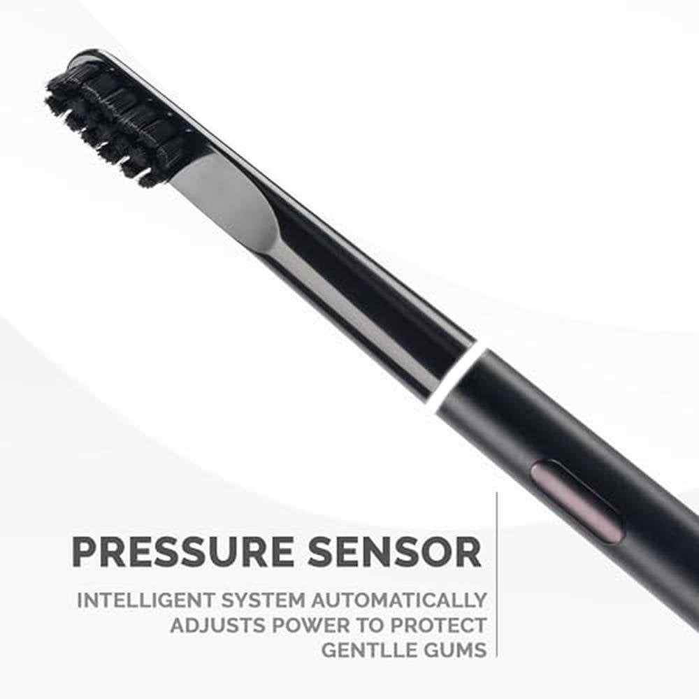 Premium Sonic Electric Toothbrush with Smart Pressure Sensor – In Use