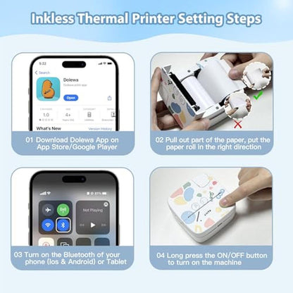 Sticker Printer: LAIBEAR Mini Sticker Maker with 9 Rolls – Packaging