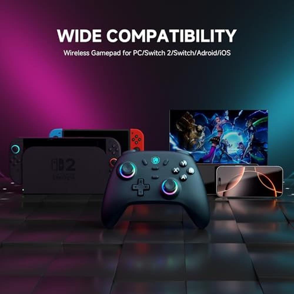 Echtpower Wireless PC Gaming Controller – Close-up Detail