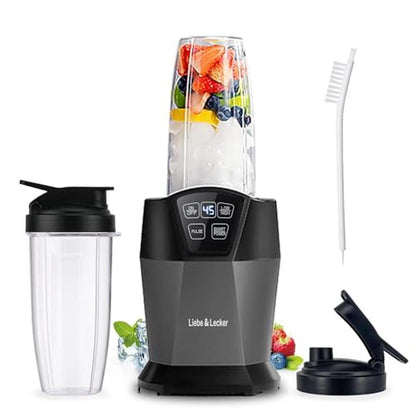 Blender Smoothies: Liebe&Lecker 1200W Smoothie Blender – Front View