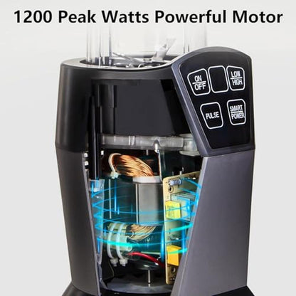 Blender Smoothies: Liebe&Lecker 1200W Smoothie Blender – Close-up Detail
