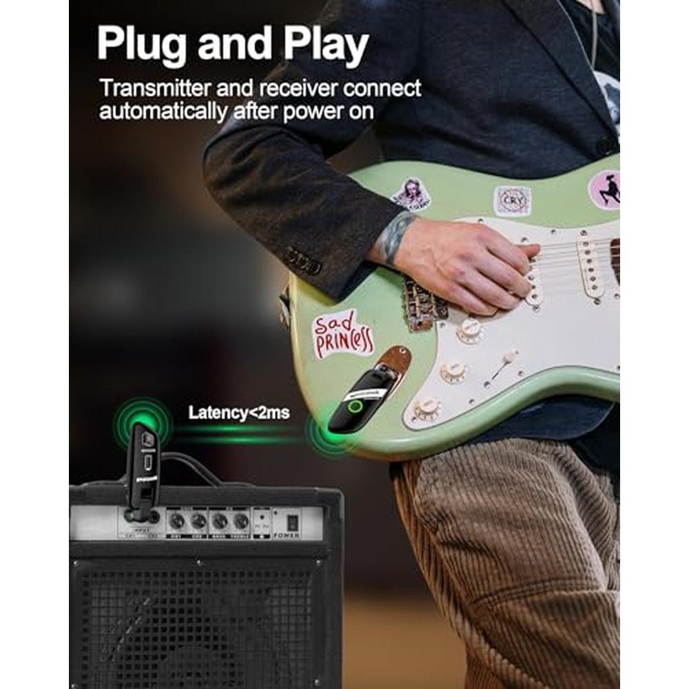 Guitar System: Westshell Wireless Digital Guitar – Side View