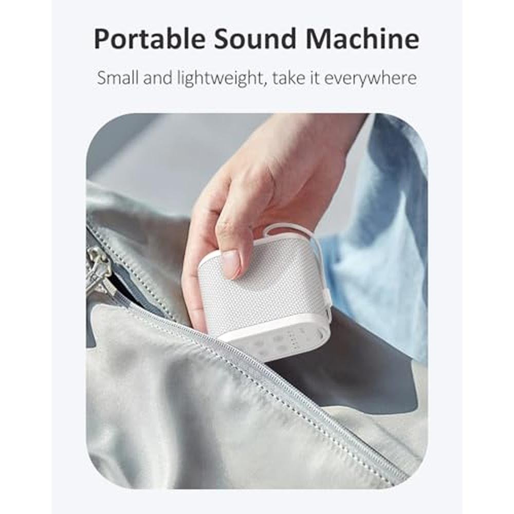 Noise Machine: Portable Travel Sound Machine for Adults & – Side View