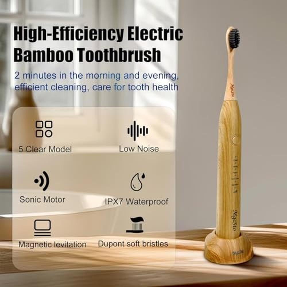 Electric Toothbrush: MgcSto Sonic Toothbrush – In Use