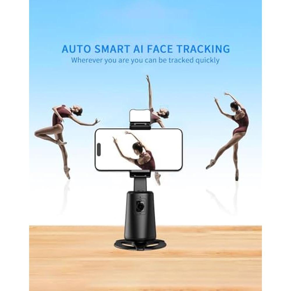 Tripod Live Streaming: LYSOATUR Auto Face Tracking Tripod – Close-up Detail