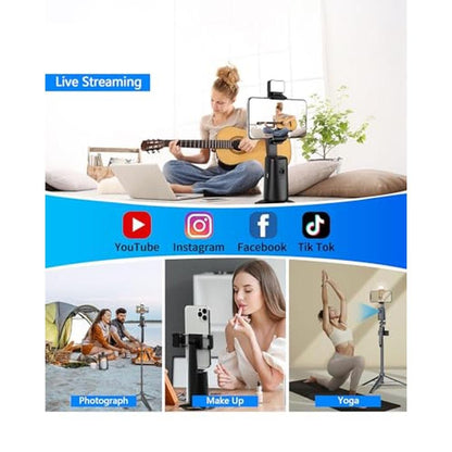 Tripod Live Streaming: LYSOATUR Auto Face Tracking Tripod – In Use
