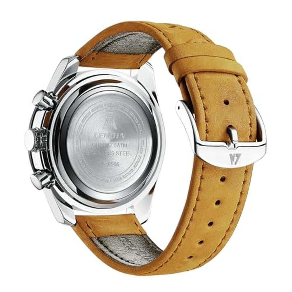 Watches Watch: LN LENQIN Mens Analog Quartz Watch – Side View