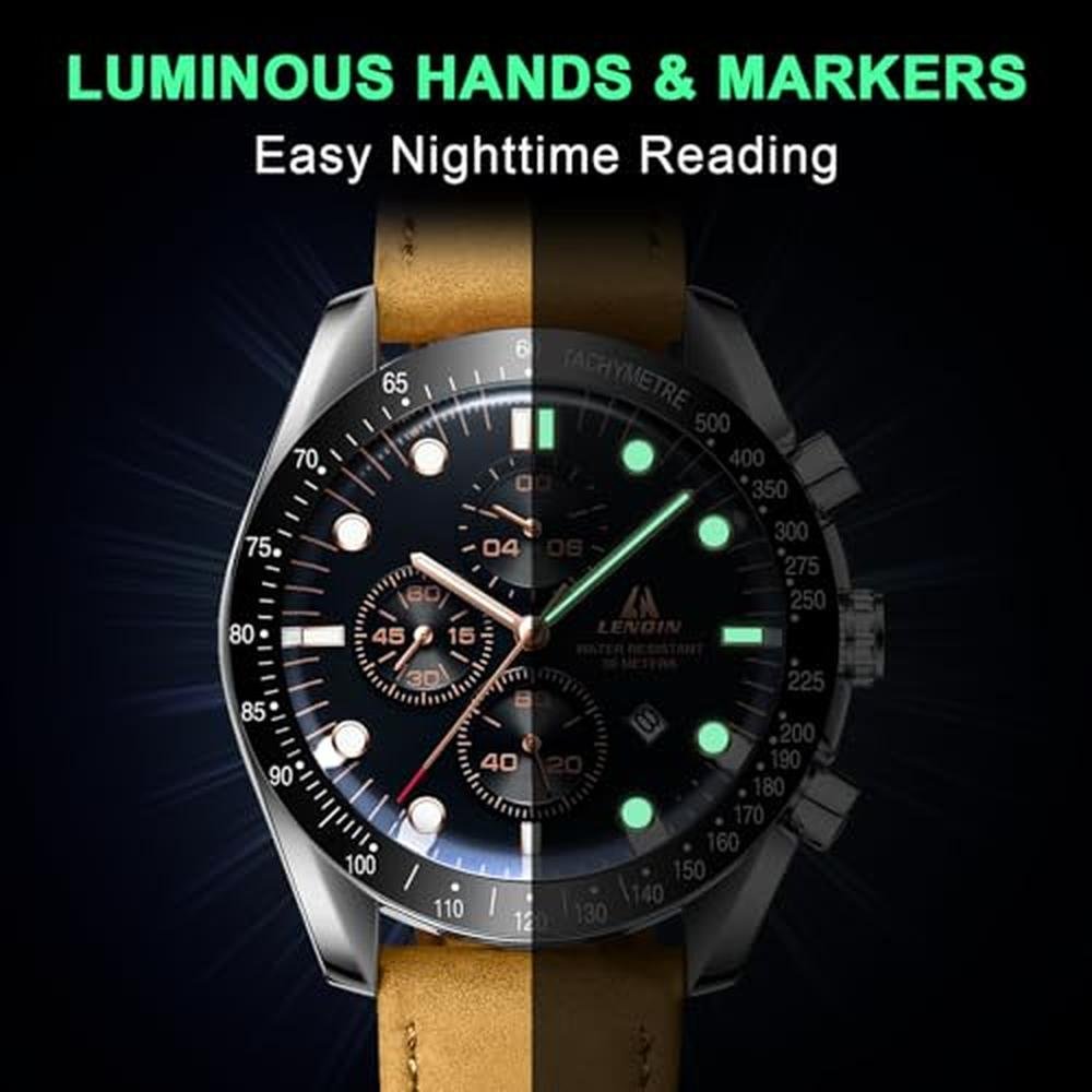 Watches Watch: LN LENQIN Mens Analog Quartz Watch – In Use