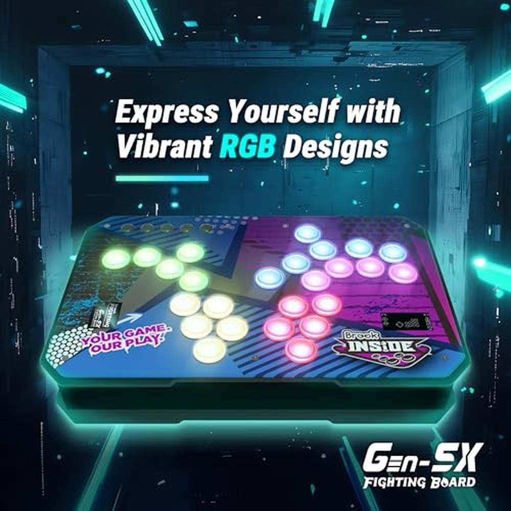 Brook Gaming Gen5X Fighting Board with Sticker – In Use