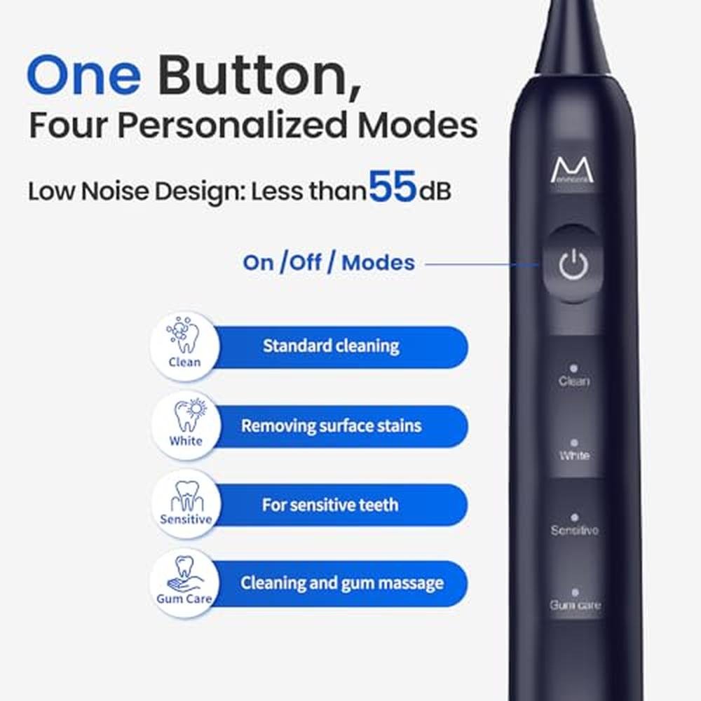 Premium Sonic Electric Toothbrush for Adults & Teens – In Use