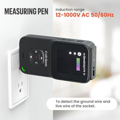 Stud Lifebasis: LifeBasis Stud Finder 5 in 1 Wall Scanner – In Use