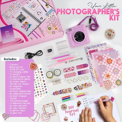 High-End Camera Journal Kit for Tweens – Close-up Detail