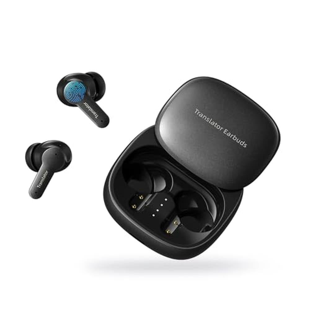 Earbuds Translator: XUPURTLK Real-Time AI Translator – Front View
