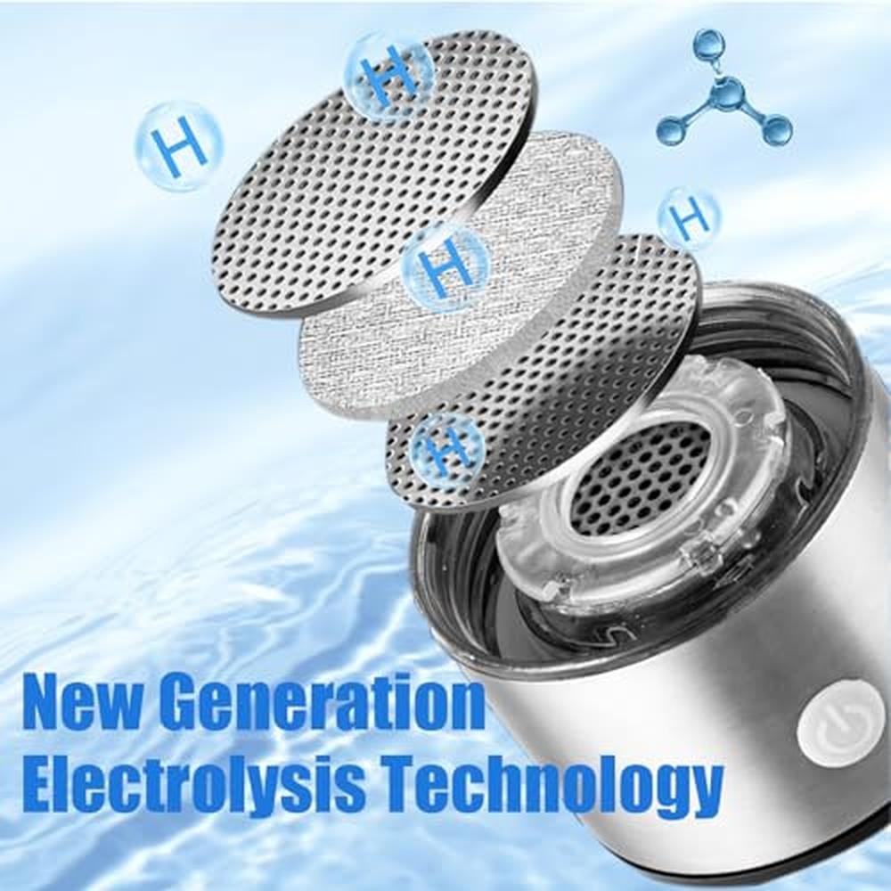 Hydrogen Water: 2025 New Portable Hydrogenated Water Bottle – Close-up Detail