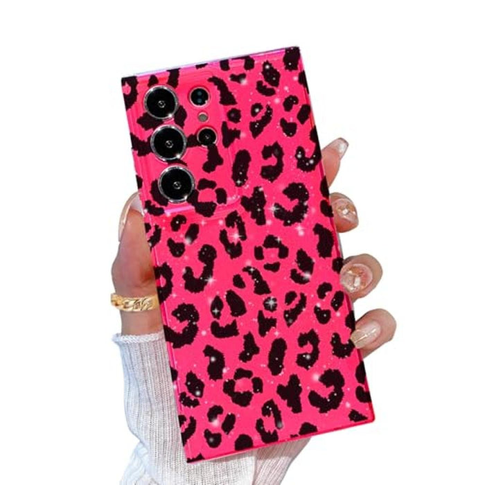 Galaxy S25 Ultra Case: TURYXIA Glitter Hot Pink – Front View
