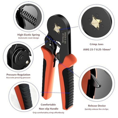 Wire Stripper and Crimping Tool – Side View