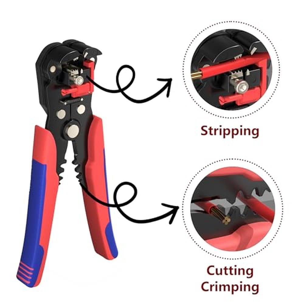 Wire Stripper and Crimping Tool – Close-up Detail