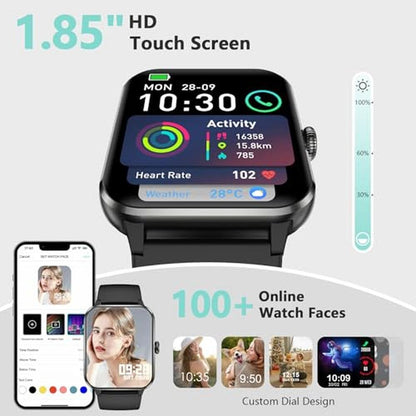 Watch Blackview 2025: Blackview Smart Watch with Heart Rate – In Use