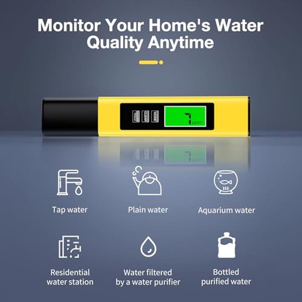 Accurate TDS Meter Digital Water Tester for Drinking Water – In Use