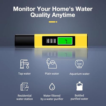 Accurate TDS Meter Digital Water Tester for Drinking Water – In Use