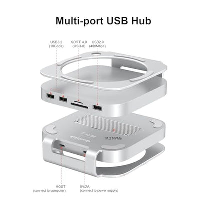 Qwiizlab Aluminum Stand Hub: Qwiizlab Mac Mini M4/M4 Pro – In Use
