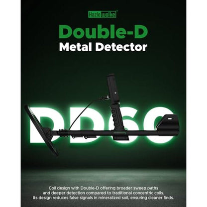 Detector Metal: 48 Max Deep Depth Metal Detector for Adults – Side View