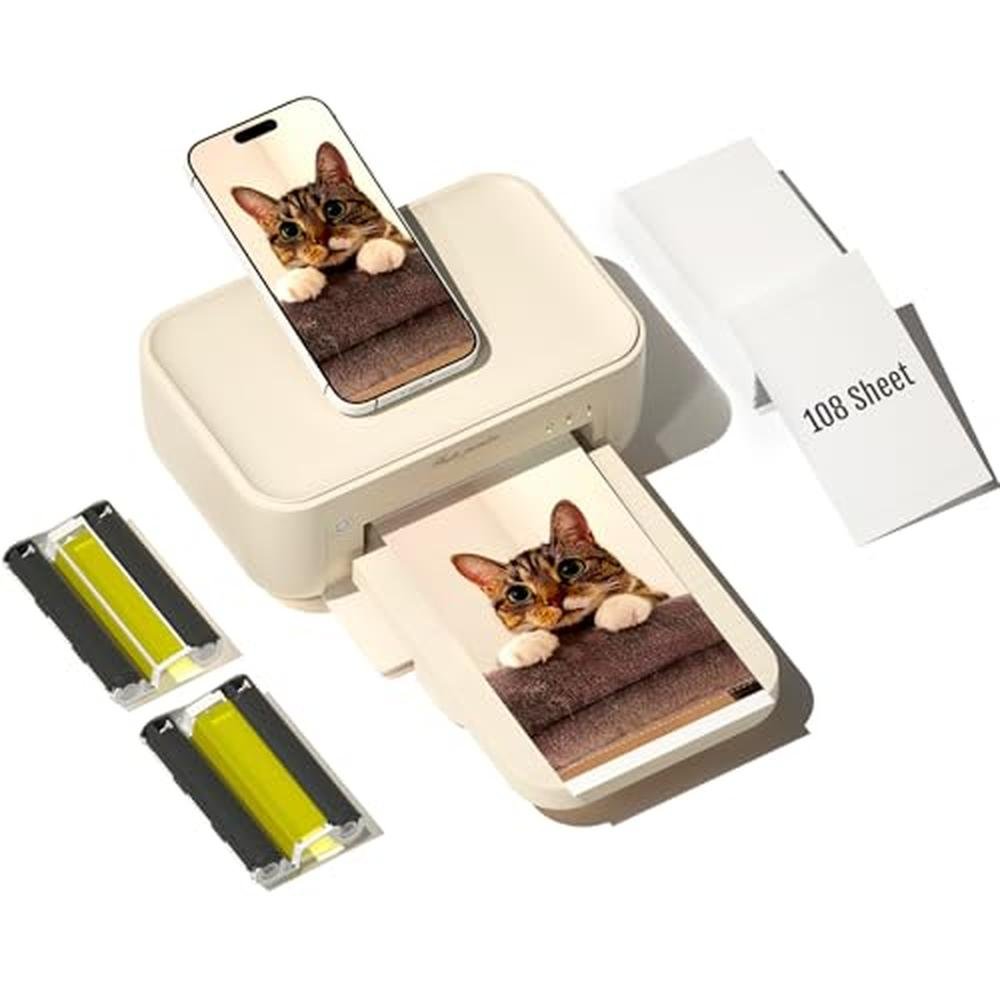 Photo Printer: HPRT CP4100 4x6 Portable Instant Picture – Front View