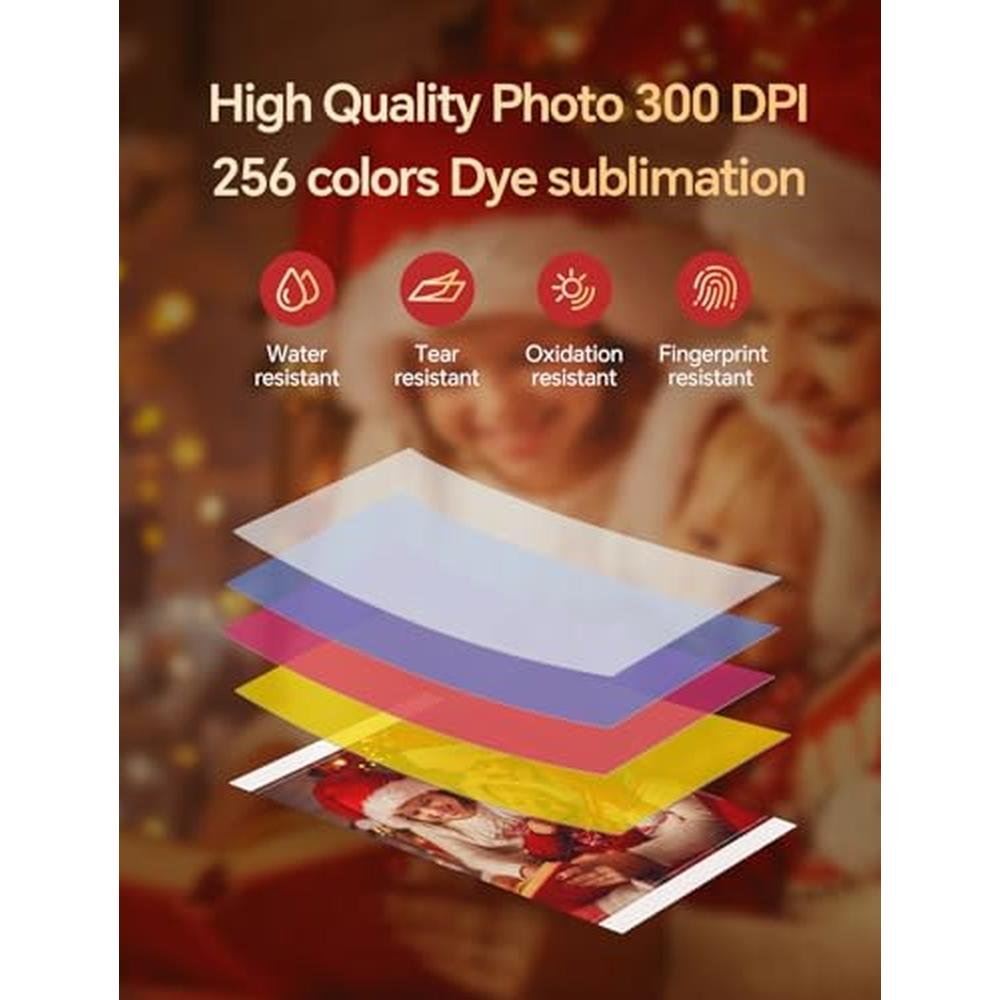 Photo Printer: HPRT CP4100 4x6 Portable Instant Picture – Close-up Detail