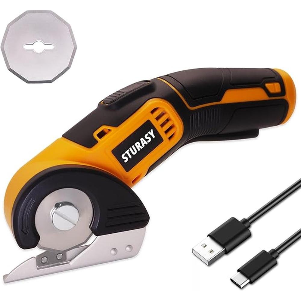 Electric Cutter: Sturasy Cordless Scissors Power Cardboard – Front View