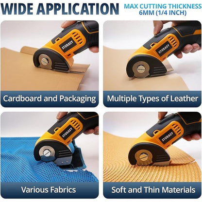 Electric Cutter: Sturasy Cordless Scissors Power Cardboard – Close-up Detail