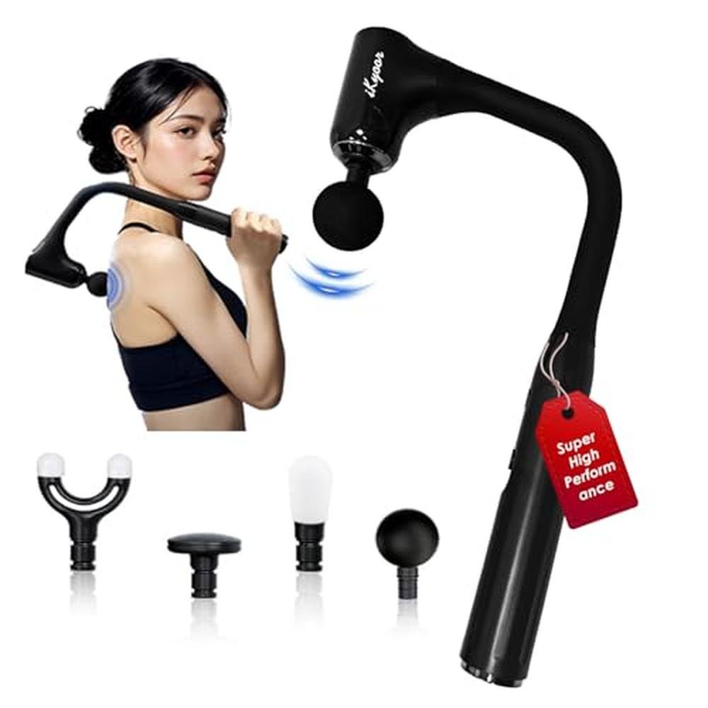 Ikyoor Massage Gun: iKyoor Deep Tissue Back Massager for – Front View