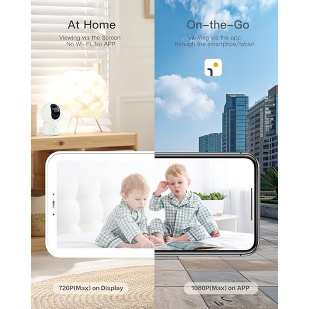 Smart Baby Camera System: ARENTI Baby Monitor 2 Cameras – Close-up Detail