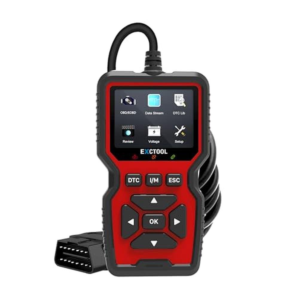 Exctool Car OBD2 Scanner Diagnostic Tool Vehicle Check – Front View