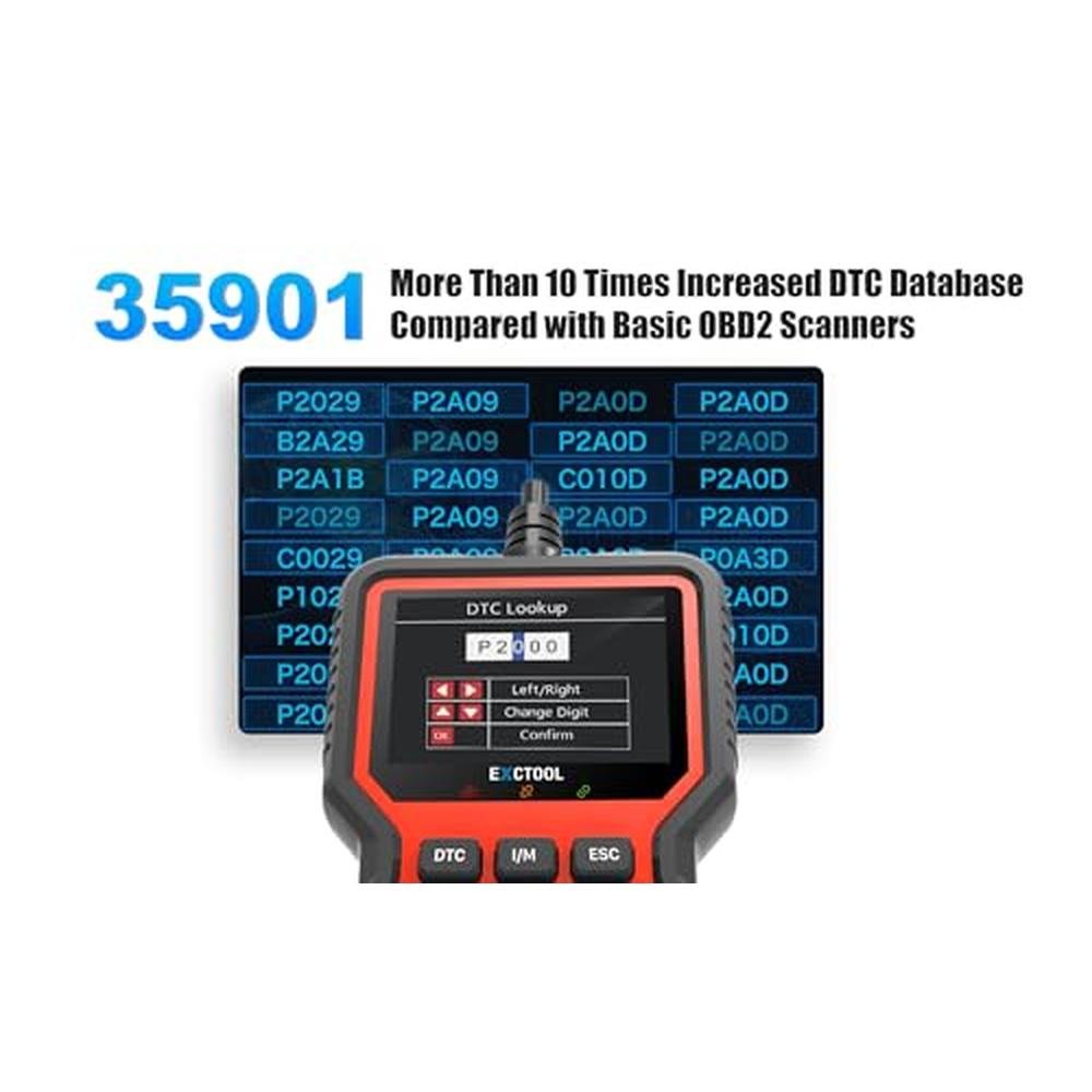 Exctool Car OBD2 Scanner Diagnostic Tool Vehicle Check – Packaging