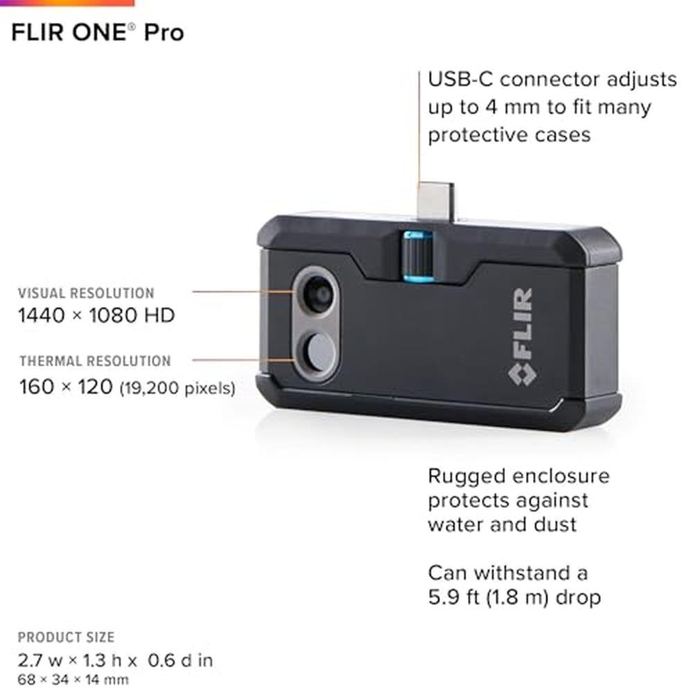 FLIR ONE Pro: Thermal Imaging Camera for iOS Smartphones – Close-up Detail