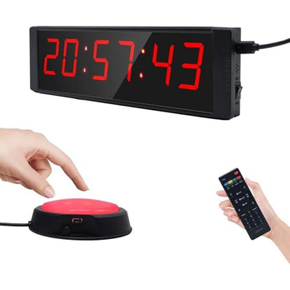 Timer Clock: Ousmile Large Stopwatch – Front View