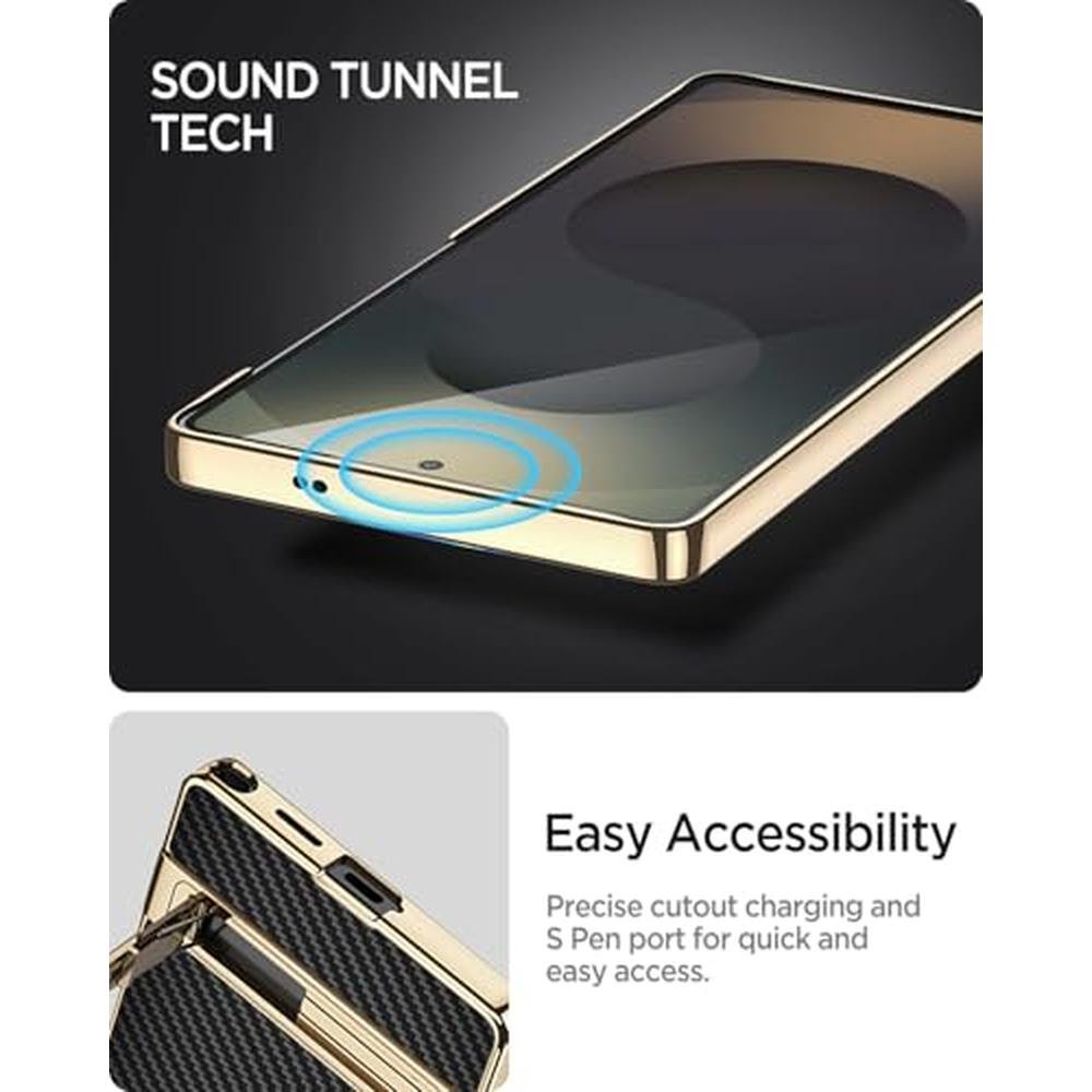 Galaxy S25 Ultra Case: Miimall Slim Fit Leather Case – In Use