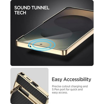 Galaxy S25 Ultra Case: Miimall Slim Fit Leather Case – In Use