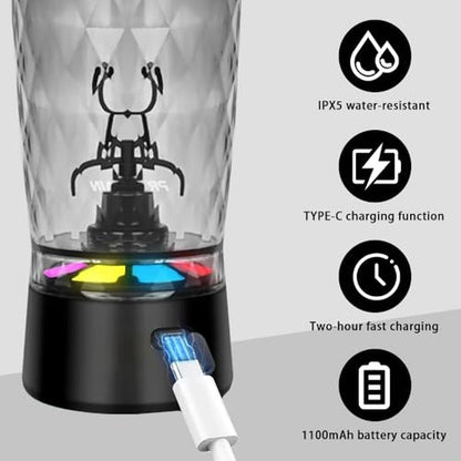 Electric Protein Shaker Bottle – Close-up Detail