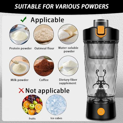 Electric Protein Shaker Bottle – In Use