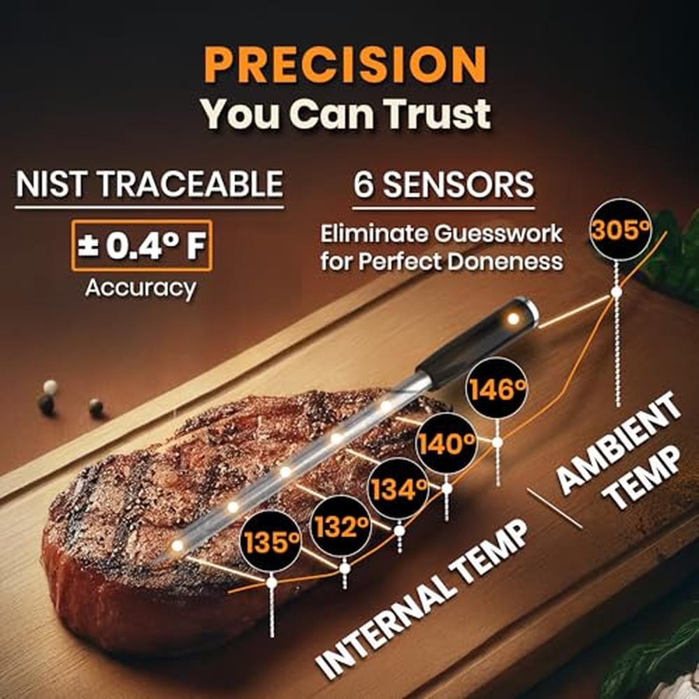 MeatStick V Wireless Meat Thermometer – In Use