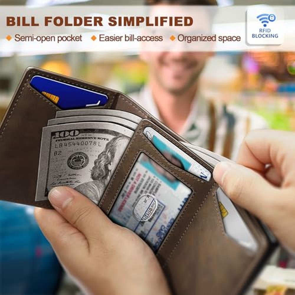 BULLIANT Men Wallet Leather Wallet Card Holders Money Clip – Packaging