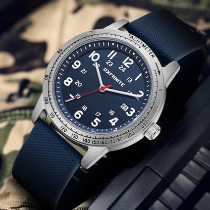Oxfanite Mens Watch: Oxfanite 9102 Blue Military Style – Packaging