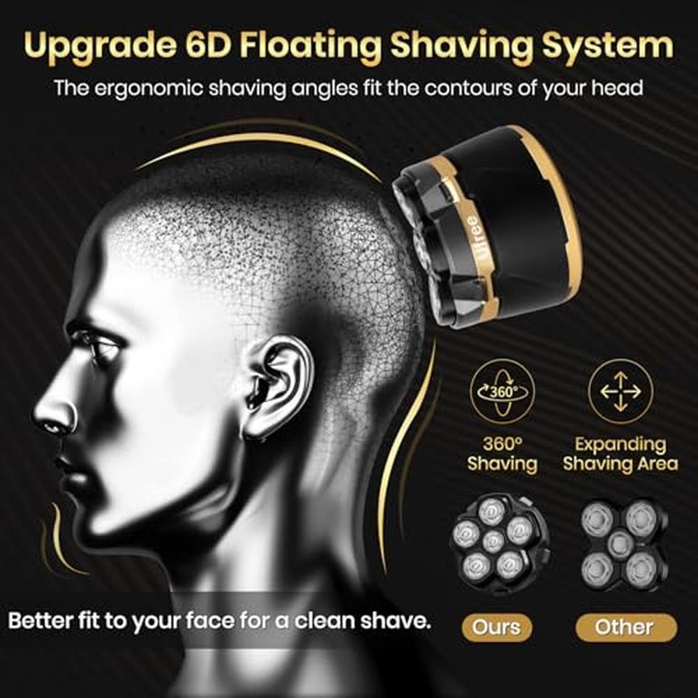 Premium Head Shavers for Bald Men – Side View