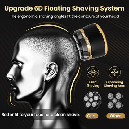 Premium Head Shavers for Bald Men – Side View