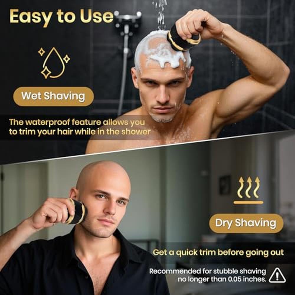 Premium Head Shavers for Bald Men – Packaging