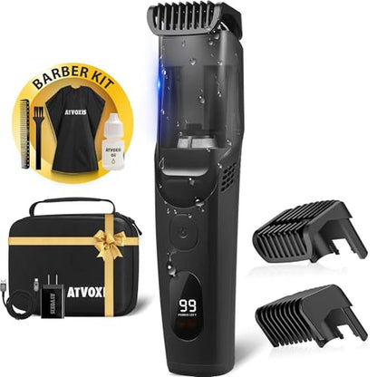 Trimmer Vacuum: ATVOXIS Vacuum Beard Trimmer for Men – Front View