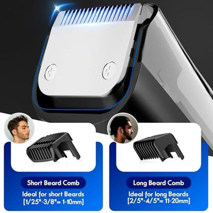 Trimmer Vacuum: ATVOXIS Vacuum Beard Trimmer for Men – Side View