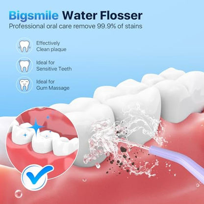 Powerful Cordless Water Flosser – Side View